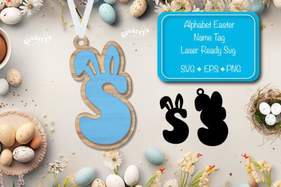 Download Easter Basket Tags Alphabet Letter S - Easter basket Collection