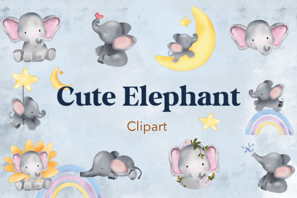 Download Cute Elephant Clipart Free - Cute elephant Collection