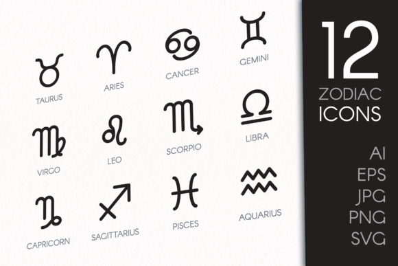 Download Zodiac Icons Set - Icons Collection