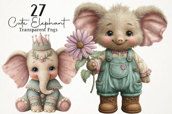 Download Cute Elephant PNG Clipart - Cute elephant Collection