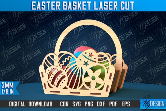Download Easter Basket Laser Cut | Happy Easter - Easter basket Collection