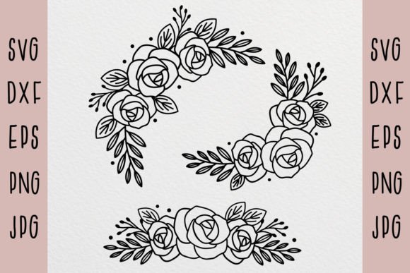 Download Flower Border, Floral Decoration, Roses - Floral decor Collection