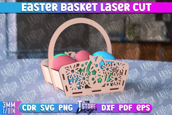 Download Easter Basket Laser Cut | Happy Easter - Easter basket Collection