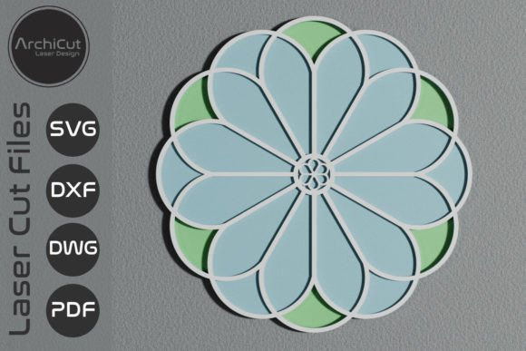 Download Floral Decor Art Hanging SVG Laser Cut - Floral decor Collection