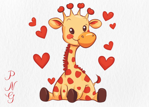 Download Valentine Cute Giraffe Clipart - Cute giraffe clipart Collection