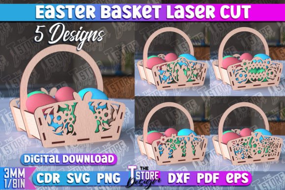 Download Easter Basket Laser Cut | Happy Easter - Easter basket Collection
